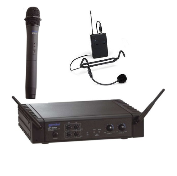 Наголовний та ручний радіомікрофон